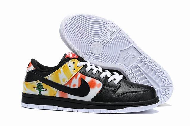Cheap Nike Dunk Sb Men's Shoes Black White Yellow Red-51 - Click Image to Close